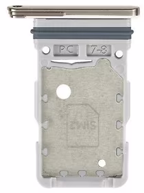 SIM kortelės laikiklis Samsung S918 S23 Ultra Dual Cream Beige originalus (service pack)