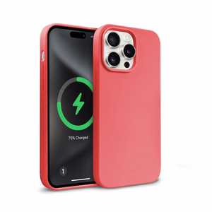 Crong Color Cover Magnetic MagSafe dėklas, skirtas iPhone 15 Pro Max, rožinis