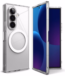 Ringke Fusion Magnetic MagSafe dėklas Samsung Galaxy Z Fold 8 Ultra, skaidrus