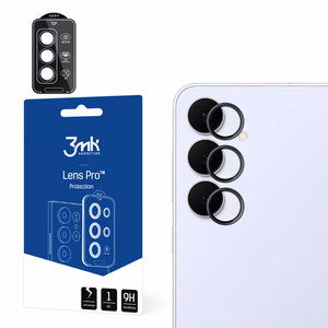 3mk Lens Protection Pro Fotoaparato stiklas, skirtas "Samsung Galaxy S25 FE" - Juodas