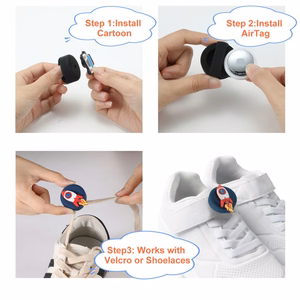 Tech-Protect Smooth 4 vnt. dėklas Apple AirTag 1/2 vaikams - įvairiaspalvis