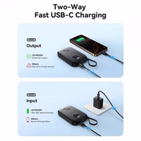 Power Bank Joyroom "JR-PBF17" juodas 10000mAh 22.5W (PD / QC3.0) + integruotas Type-C laidas