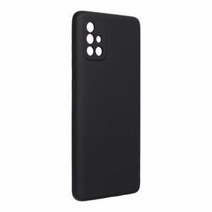 SILICONE dėklas telefonui SAMSUNG A71, juodas
