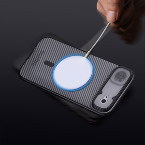 "Nillkin CamShield Pro MagSafe" suderinamas dėklas "iPhone 17 Air" - skaidrus, juodas