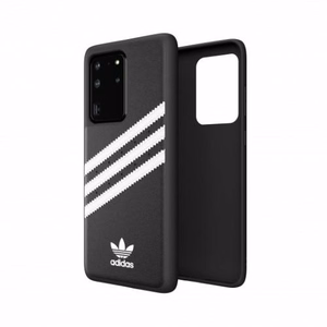 Adidas OR formuotas PU dėklas Samsung Galaxy S20 Ultra - juodas ir baltas