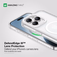 Amazing Thing Titan Pro Magnetinis dėklas telefonui 10FT IP156.7PTMCL Iphone 15 Pro Max skaidrus