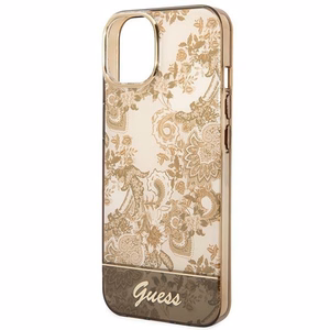 Guess GUHCP14MHGPLHC iPhone 14 Plus 6.7 "ochra kietas dėklas Porcelain Collection