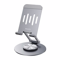 YESIDO UNIVERSAL DESK HOLDER C299 FOLDABLE ROTARY SILVER