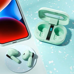 WEKOME VA06 Vanguard Series Bluetooth 5.2 TWS belaidės ausinės su įkrovimo dėklu, žalios