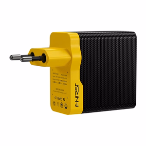 FNIRSI 100 W GaN USB-C maitinimo adapteris su ES kištuku