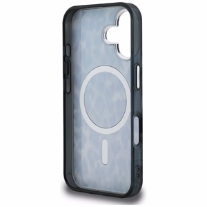 Karl Lagerfeld IML Leopard Pattern MagSafe deklas iPhone 16 - juodas