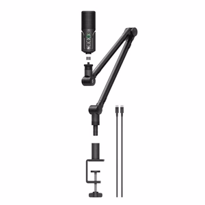 Sennheiser Profile Streaming Set - USB-C mikrofonas su reguliuojama rankena, skirtas podcastingui ir transliacijai