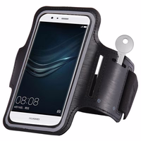 UNIVERSAL RUNNING ARMBAND 6" SMARTPHONES juodas