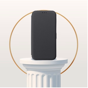 FOLIO šoninis magnetinis knygos tipo dėklas telefonui IPHONE 16 PRO pilkas