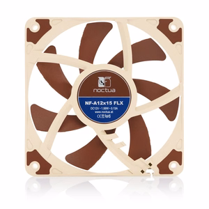 Noctua NF-A12x15 FLX Kompiuterio korpuso ventiliatorius 12 cm smėlio, rudas