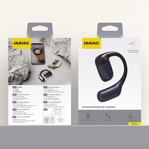 Dudao U4Pro Bluetooth Over-Ear Headphone, Universal for Both Ears - juodas