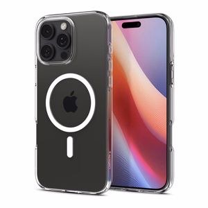 Spigen Liquid Crystal Mag Magnetinis dėklas iPhone 16 Pro - skaidrus