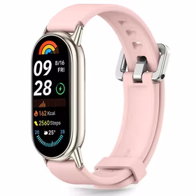 TECH-PROTECT ICONBAND CLASSIC XIAOMI SMART BAND 8 / 9 / 10 / NFC ŠVIESIAI ROŽINIS