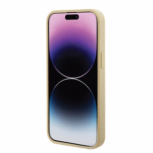 Guess GUHMP15MPSAHMCB iPhone 15 Plus 6.7" gold/gold hardcase Saffiano MagSafe