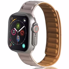 Beline Dirželis Apple Watch Magnetic 42/44/45/49mm pilkas/chaki