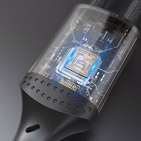 Dudao L3CL USB-C - Lightning 30W 1.2m pintas kabelis - juodas