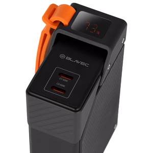 Blavec BJ-50 Tytan išorinė baterija, 20 000 mAh, 65 W, 2× USB-C (PBBJ50A), juoda