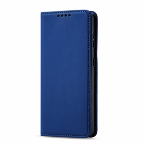 Magnetinis kortelių dėklas Samsung Galaxy S22 + (S22 Plus) piniginė kortelių laikiklis mėlynas