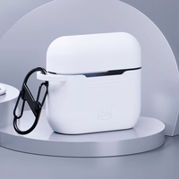 3mk Silikoninis AirPods dėklas AirPods Pro / AirPods Pro 2 - baltas