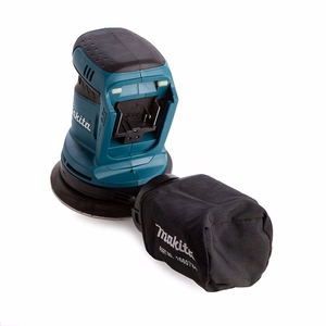 Makita DBO180Z – akumuliatorinis ekscentrinis šlifuoklis, 18 V, be akumuliatoriaus ir įkroviklio