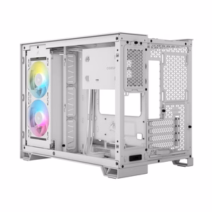 Corsair 2500X RGB Micro Tower baltas