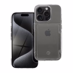 Dėklas Forcell F-PROTECT skirtas iPhone 15 Pro skaidrus
