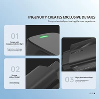 Foneng Sieninis įkroviklis EU63 - 2x USB - 12W su USB-C kabeliu juodas