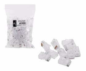 Cablexpert PLUG3UP6/100 laido jungtis 1 Permatomas