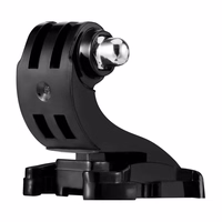 Telesin dvigubas J formos laikiklis sportinėms kameroms