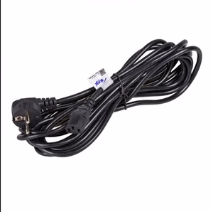 Akyga AK-PC-05 Juoda 5 m CEE7/7 IEC C13