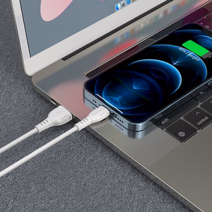 Borofone kabelis BX51 Triumph - USB į Lightning - 2,4A 1 metras baltas