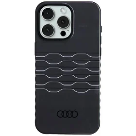 Audi IML MagSafe dėklas telefonui iPhone 15 Pro Max - juodas