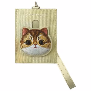 Nimmy Big Eyed Pet 2.0 Cat кошелёк-держатель карт - бежевый