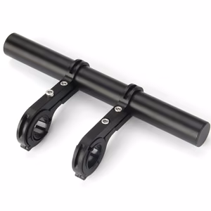 Bike handlebar extension holder black