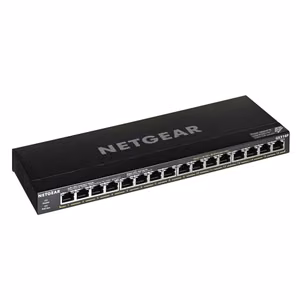Netgear GS316P – nevaldomas gigabitinis eterneto komutatorius su PoE, juodas