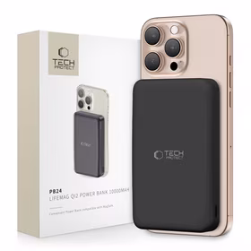 Tech-Protect PB24 LifeMag QI2 MagSafe 10000mAh Išorinė baterija (f) - juoda