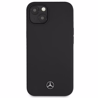 Mercedes Silikoninė Linija Dėklas iPhone 13 mini - Juodas