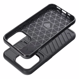 THUNDER dėklas telefonui IPHONE 15 Pro juodas