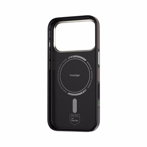 Benks magnetinis Armor Pro Prestige Kevlar 600D dėklas (Y070) Iphone 17 Pro Max telefonui (su kameros valdymo mygtuku)