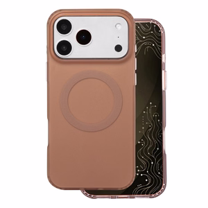 Tecto Shield Mistiq Mag dėklas, skirtas iPhone 17 Pro Max 6,9" / 18 Pro Max 6,9", rudas