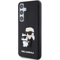 Karl Lagerfeld case for Samsung Galaxy S24 Plus KLHCS24M3DRKCNK black HC 3D RUBBER KC NFT