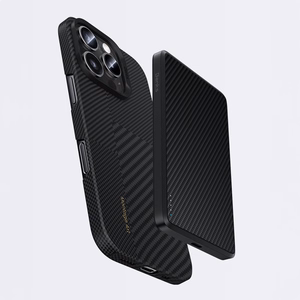 Benks Montage Magnetinis Armor Air Kevlar dėklas PC rėmas 600D+1500D (MB65) Iphone 16 Pro juodas