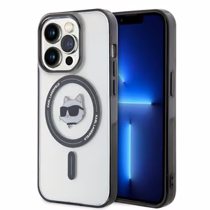Karl Lagerfeld KLHMP15XHCHNOTK iPhone 15 Pro Max 6.7" skaidrus kietas dėklas IML Choupette's Head MagSafe