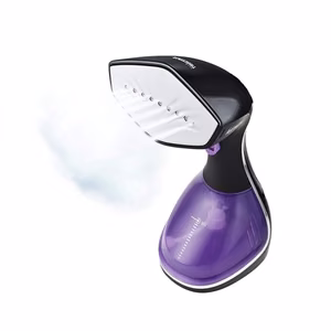 Tristar ST-8921 – rankinis drabužių garintuvas, 1600 W, 0,26 L, 25 g/min, spalva – juoda / violetinė
