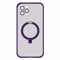 Dėklas telefonui su stovu MagSafe IPhone 11 Pro Max (m) - violetinis